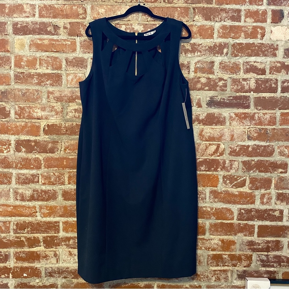 Navy office dress